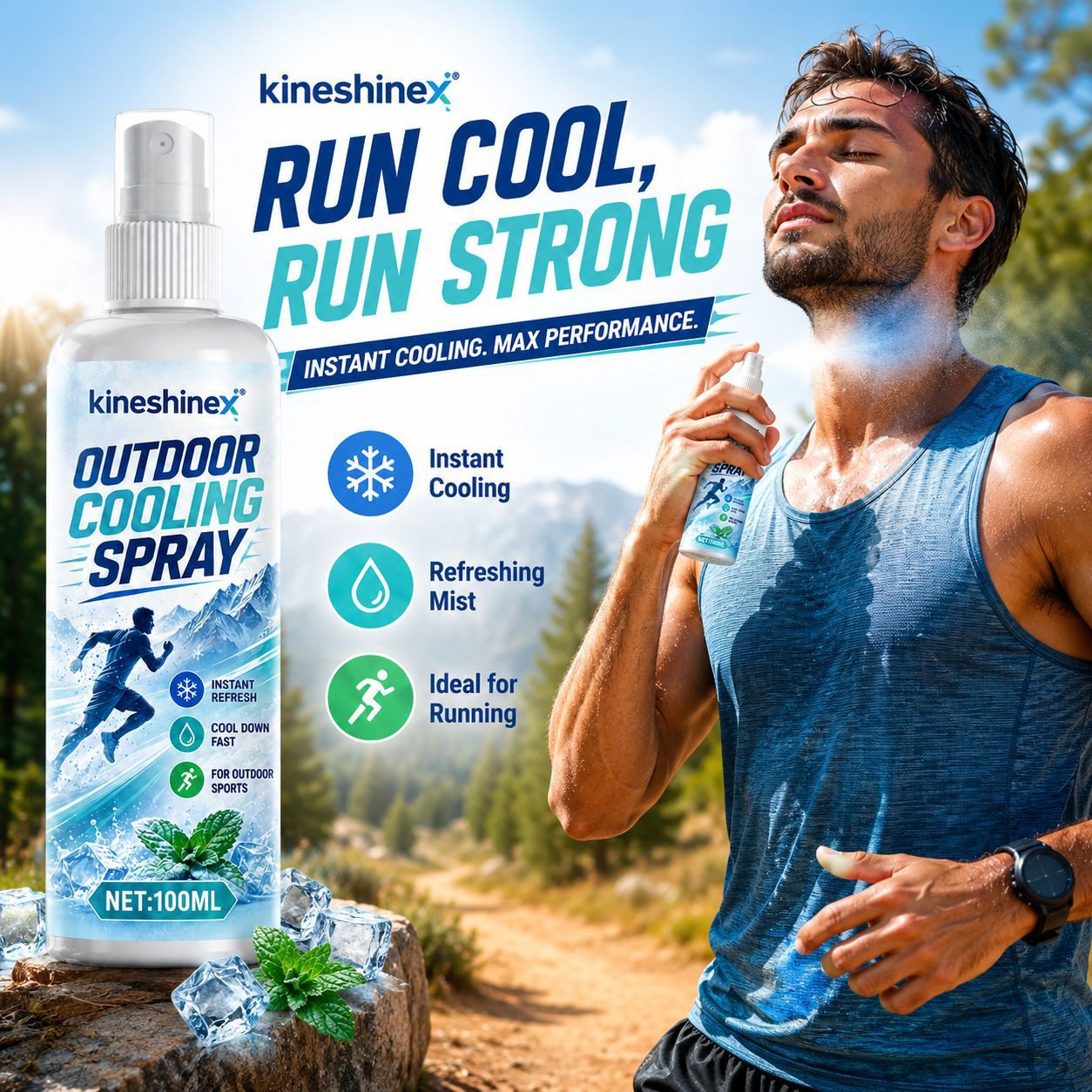 Outdoor Sport Activity - رذاذ تبريد خارجي 100 مل -