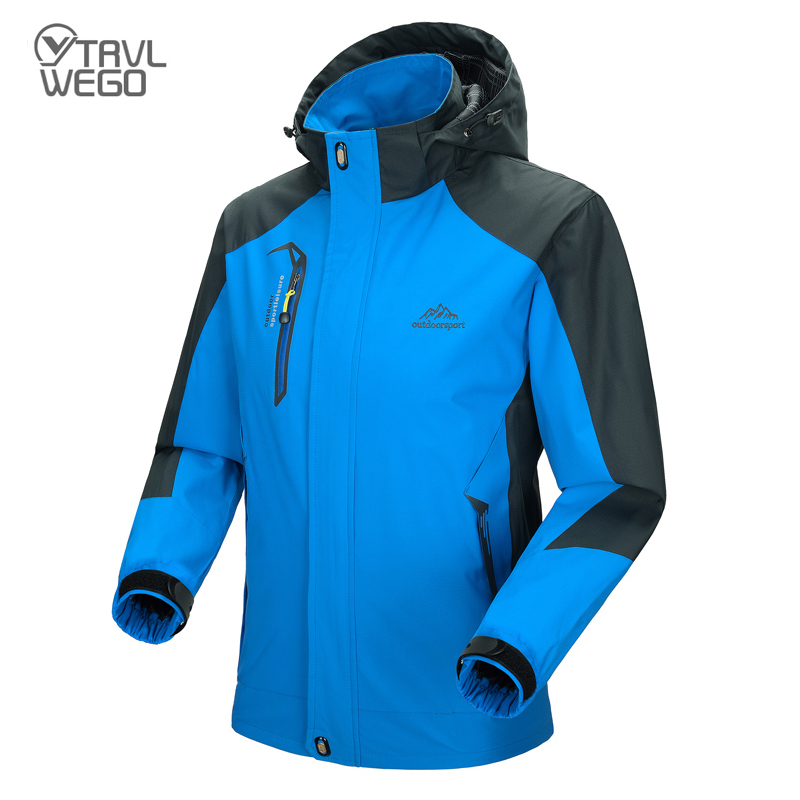 Outdoor Sport Waterproof Jacket - TRVLWEGO-سترة المشي للماء للرجال ، معطف