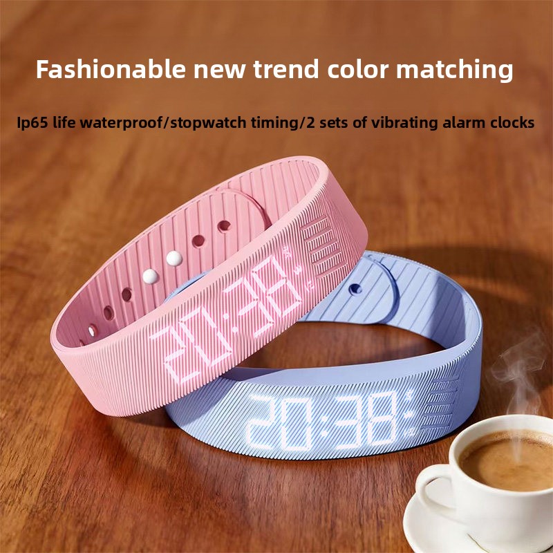 Outdoor Sport Watch - ساعة منبه رقمية LED مع سوار