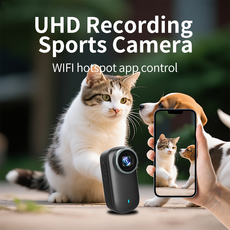 Indoor Sport And Outdoor Sports - كاميرا أكشن بدقة 4K لتسجيل فيديوهات