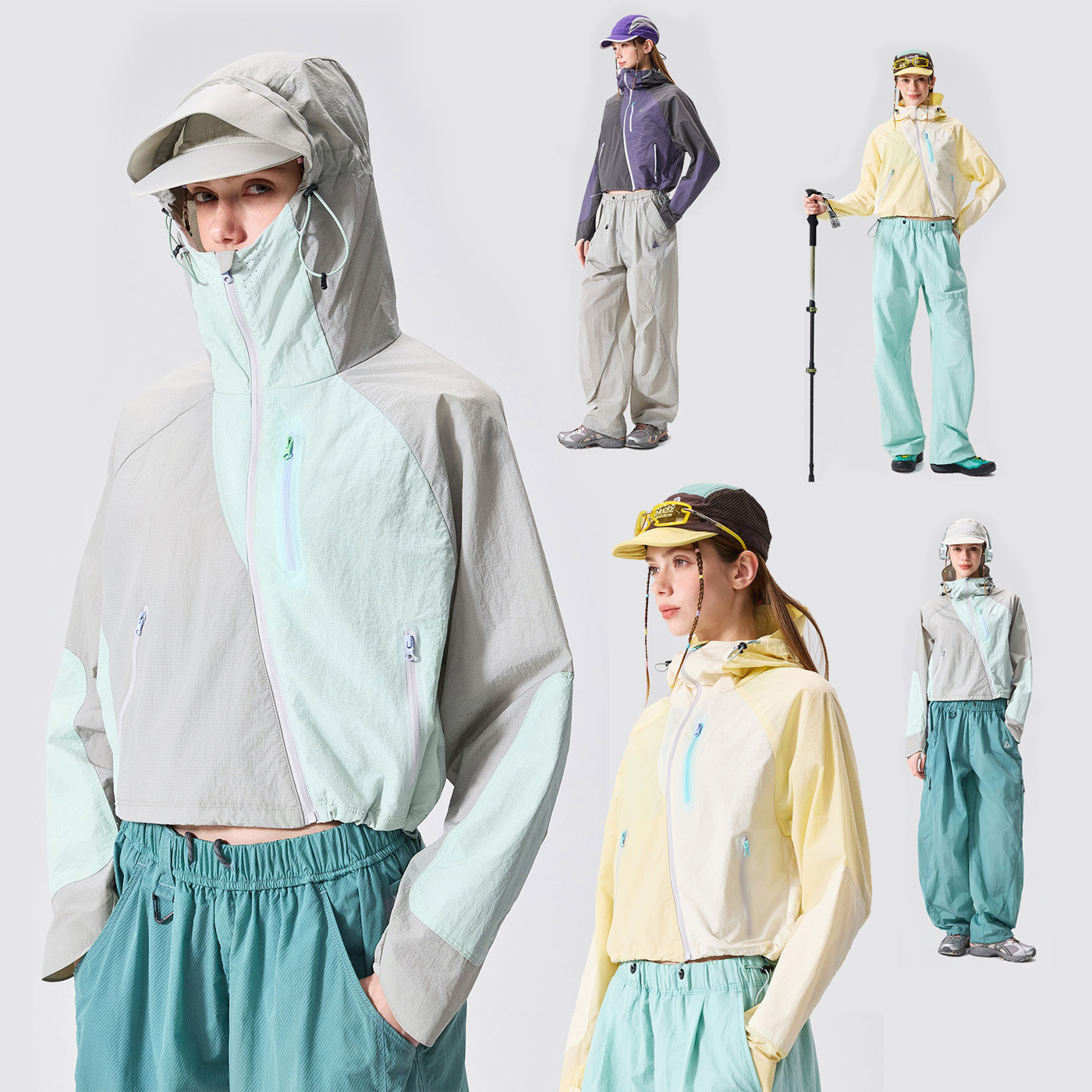Outdoor Sport Waterproof Jacket - سترة نسائية خفيفة الوزن للرياضات الخارجية