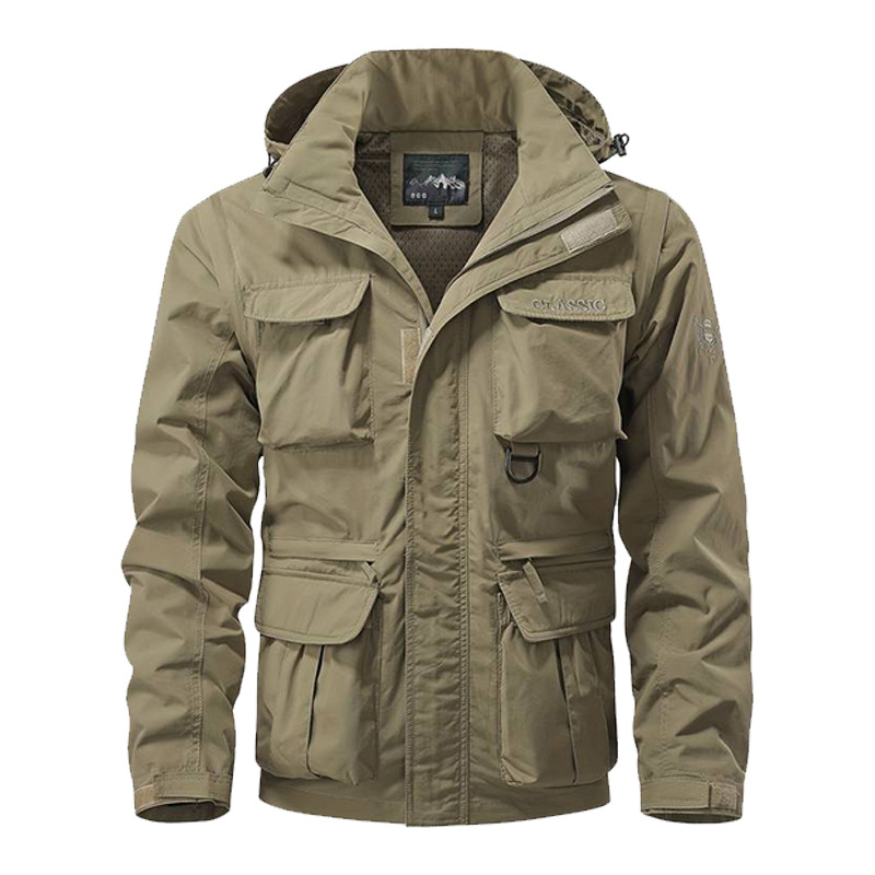 سترة رجالية مقاومة للرياح مقاو - مراجعة Outdoor Sport Waterproof Jacket وسعره