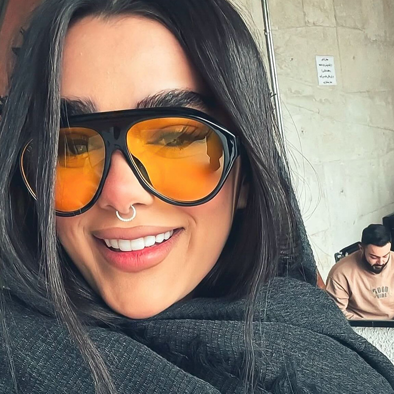 نظارات شمسية كبيرة الحجم بتصمي - مراجعة Outdoor Sport Glasses وسعره