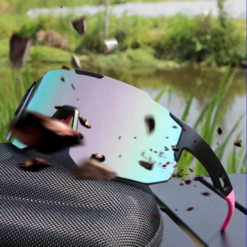 نظارات شمسية مربعة للدراجات ال - مراجعة Outdoor Sport Glasses وسعره