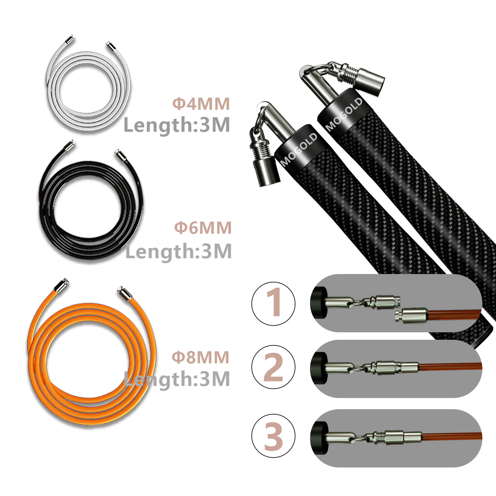 حبل قفز عالي السرعة من MOGOLD  - مراجعة Speed Skipping Rope وسعره