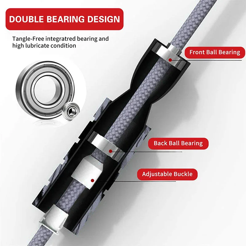 خفيفة سباق حبل الطفر عالية الق - مراجعة Speed Skipping Rope وسعره