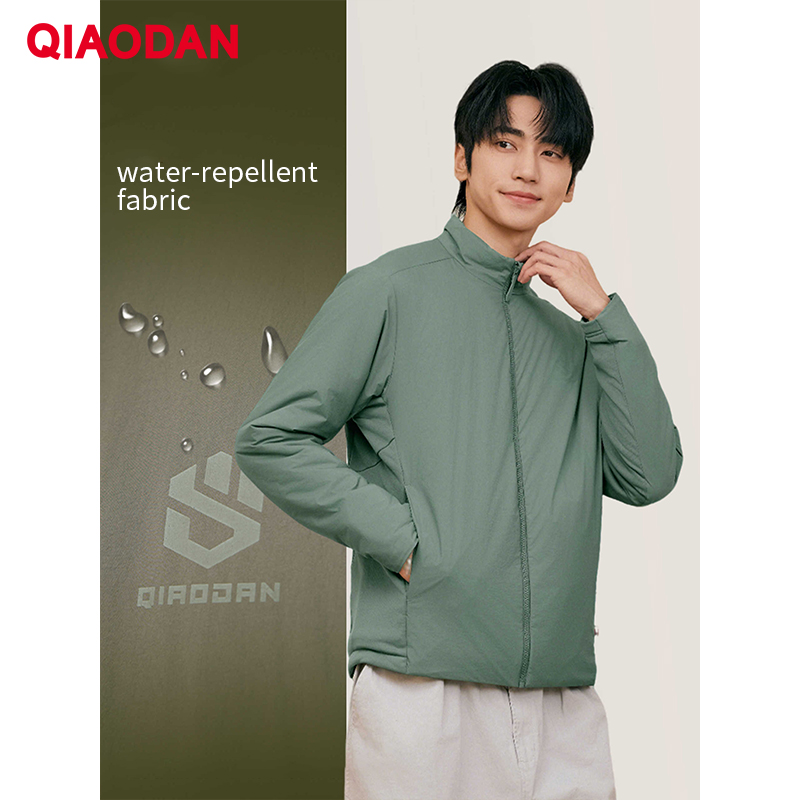 QIAODAN الرجال سترة مبطنة بالق - مراجعة Outdoor Sport Waterproof Jacket وسعره