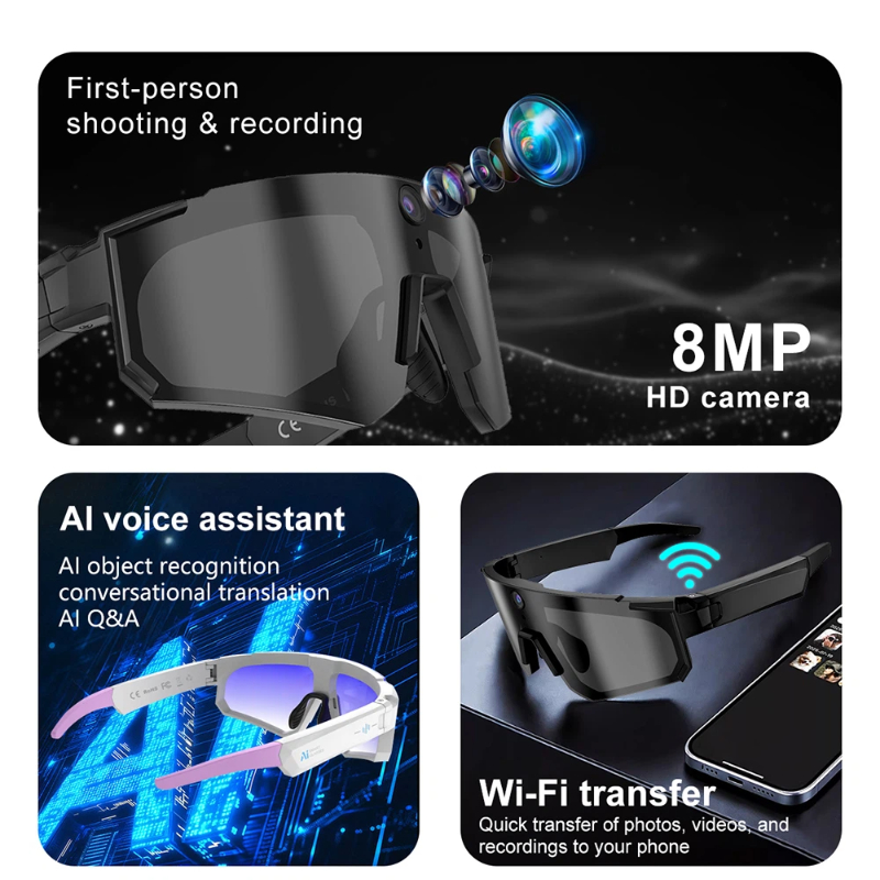نظارات ذكية Mijia للدراجات مع  - مراجعة Outdoor Sport Glasses وسعره