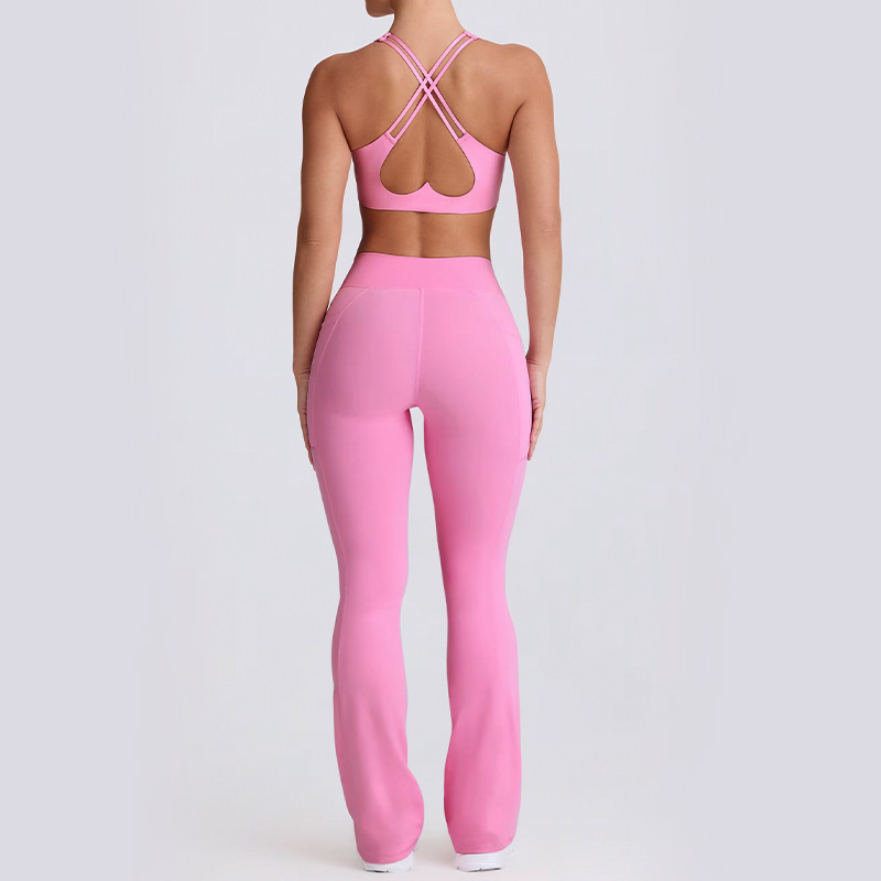 مجموعة يوجا ذات ملمس عاري وسري - مراجعة Outdoor Sport Leggings وسعره