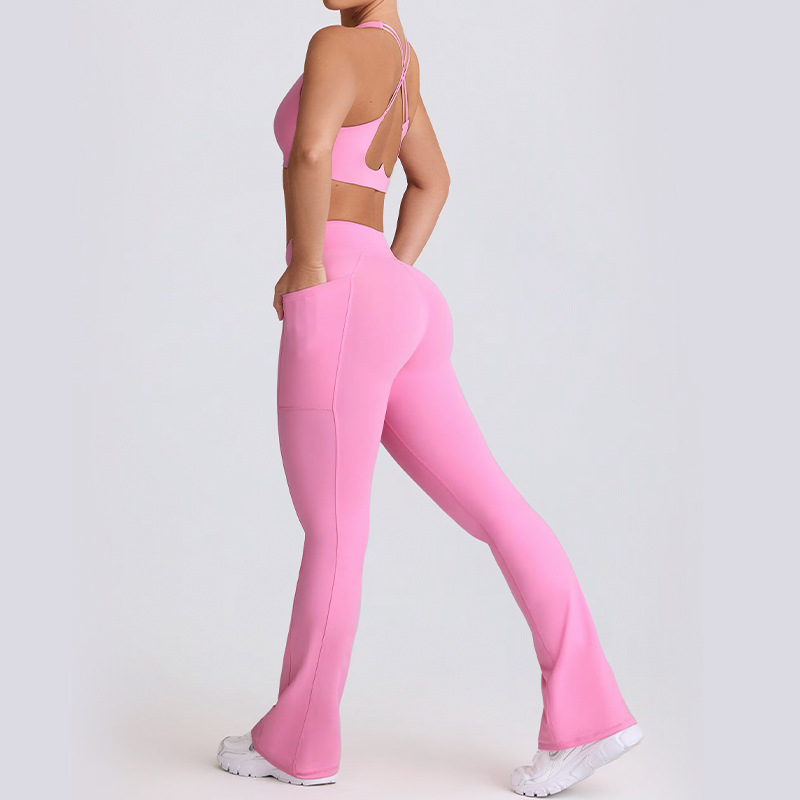 مجموعة يوجا ذات ملمس عاري وسري - مراجعة Outdoor Sport Leggings وسعره